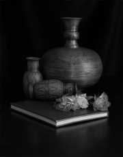 Book Urns and Roses